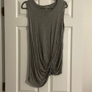 Madewell textured grey top